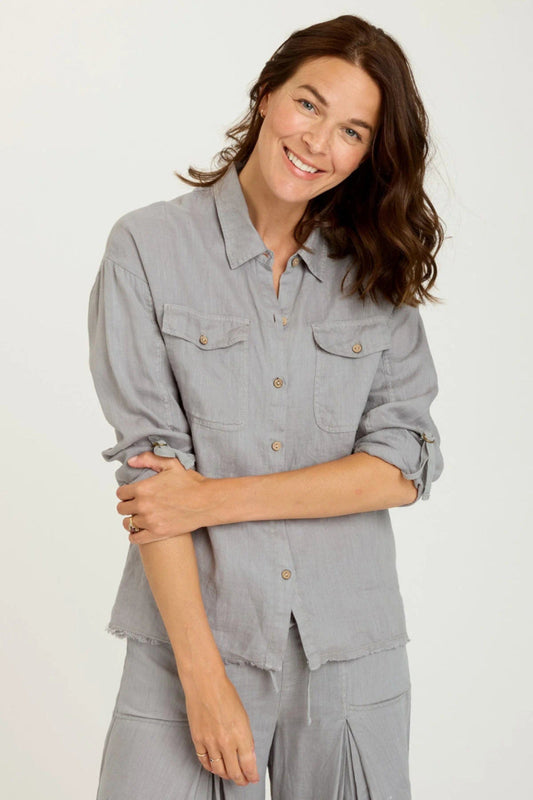Lead Linen Shirt