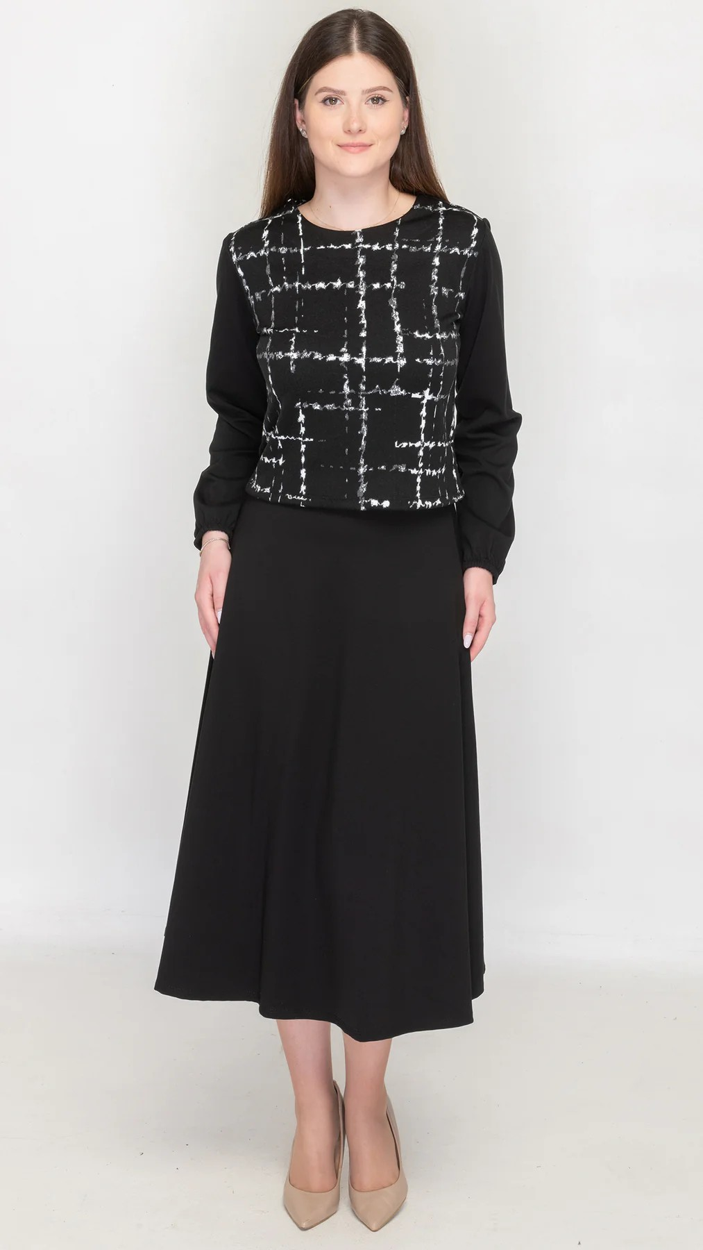 Geometric Print Top
