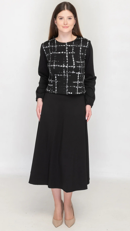 Geometric Print Top