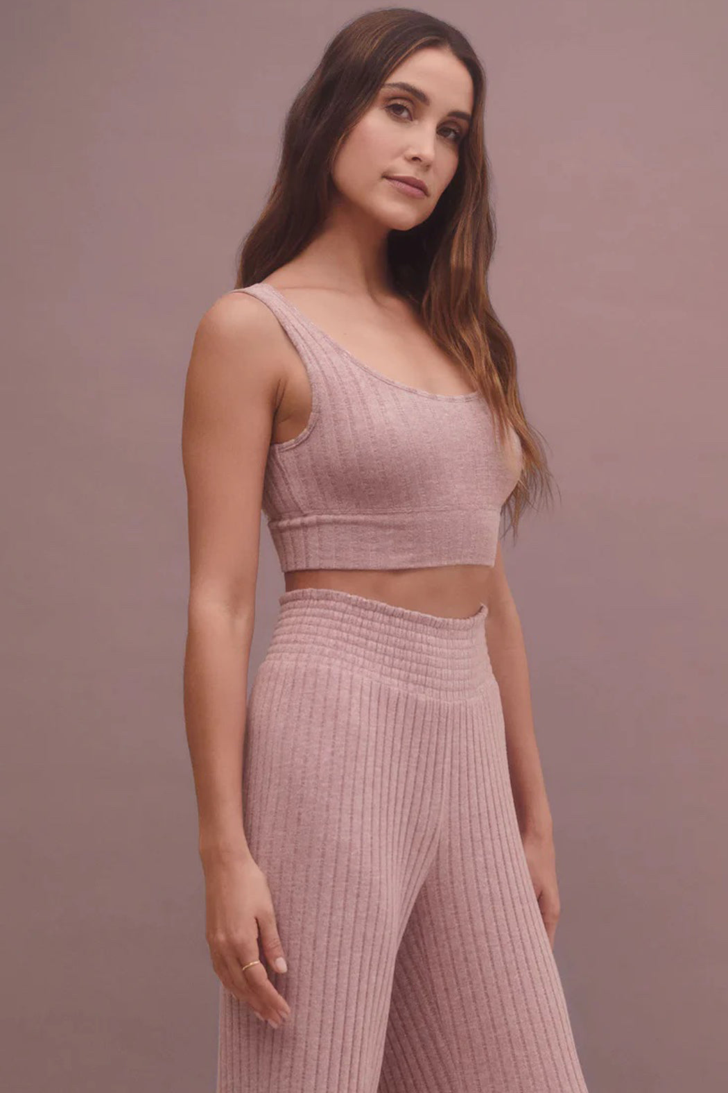 Zoe Rib Tank Bra