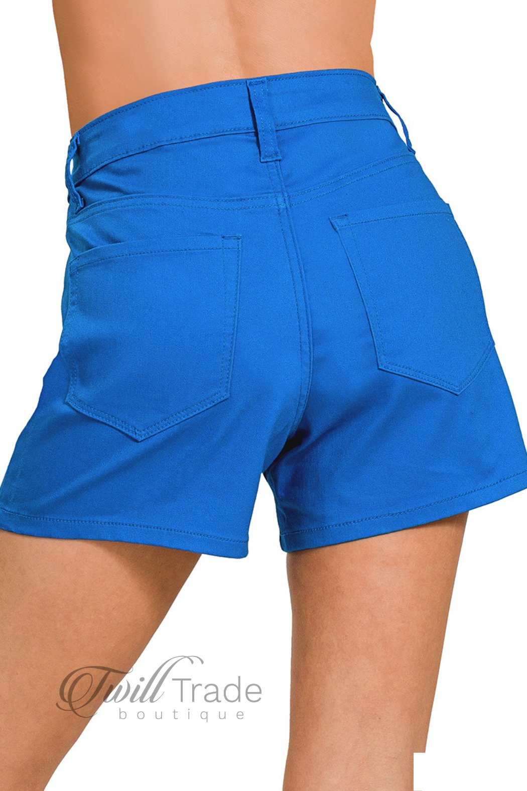 Rust Jean Shorts