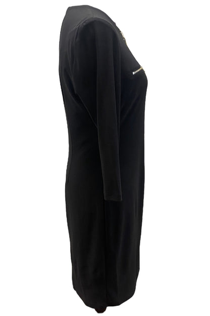 Zipper Chest Dress